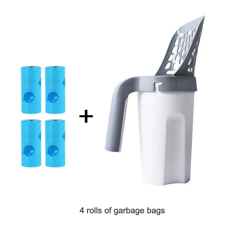 Cat Poo Shovel Set with Storage Box