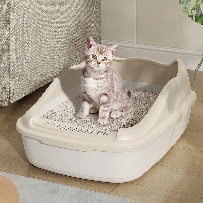 Anti-Splash Cat Litter Box & Bedpan
