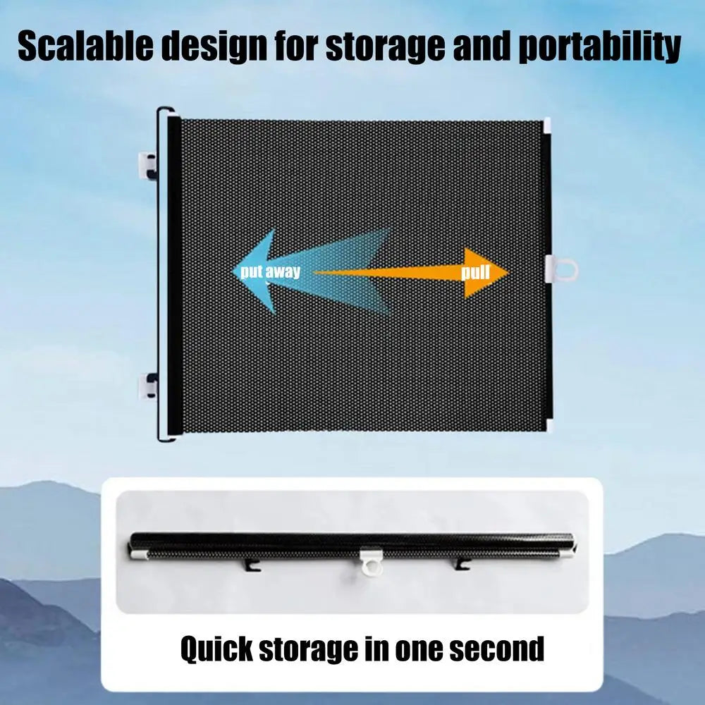 Indoor Retractable Pet Safety Gate