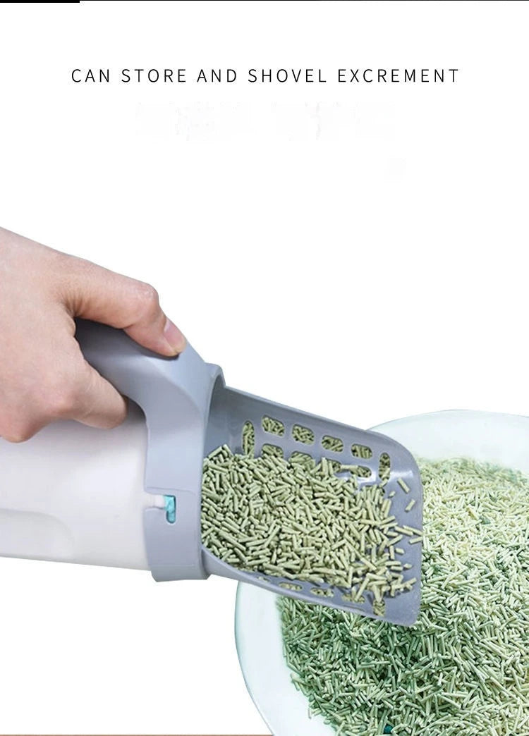 Cat Poo Shovel Set with Storage Box