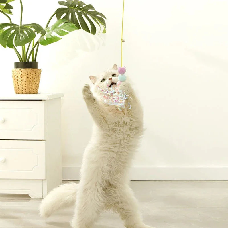Retractable Door Hanging Cat Toy