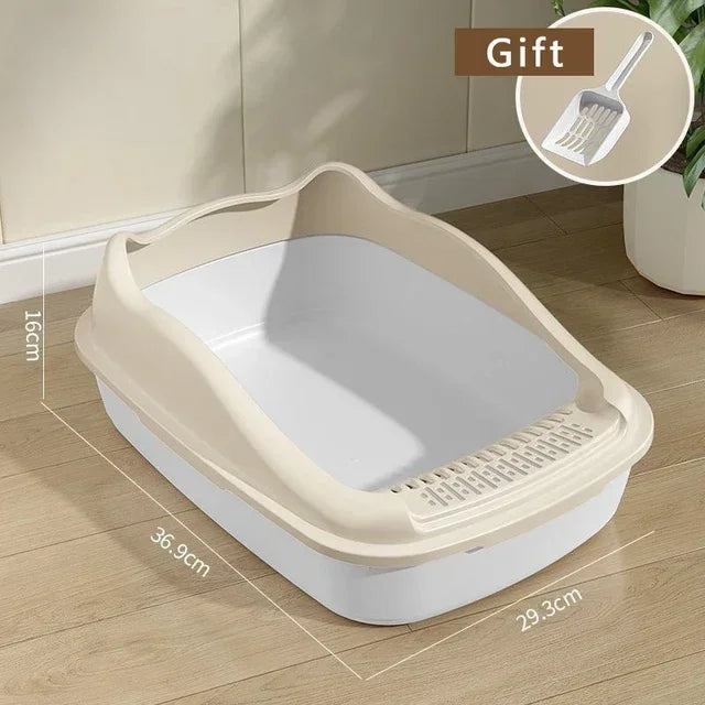 Anti-Splash Cat Litter Box & Bedpan