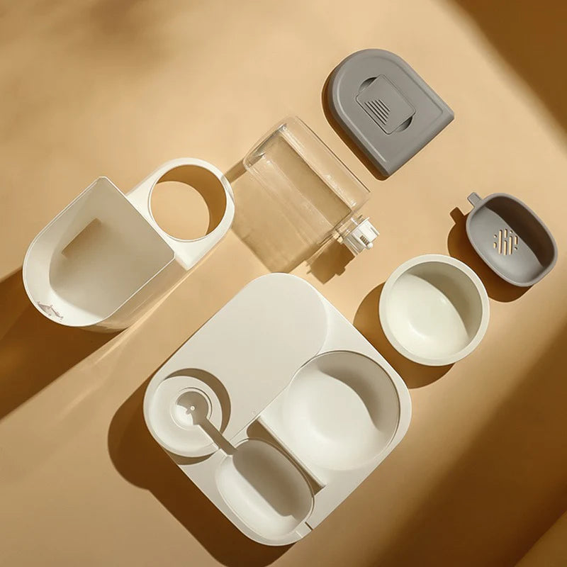 Automatic Dog Cat Feeder and Water Dispenser