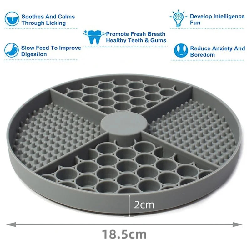 Silicone Licking Slow Feeder With Suction