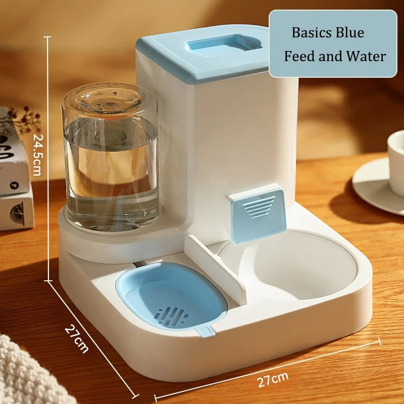 Automatic Dog Cat Feeder and Water Dispenser