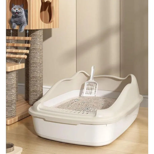 Anti-Splash Cat Litter Box & Bedpan