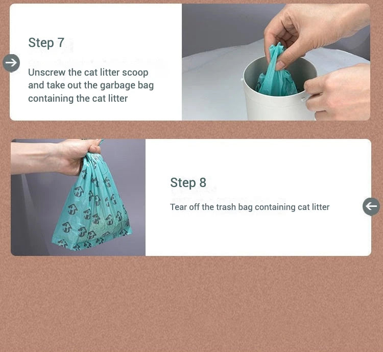Cat Poo Shovel Set with Storage Box