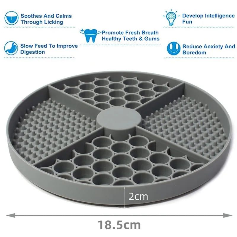 Silicone Licking Slow Feeder With Suction