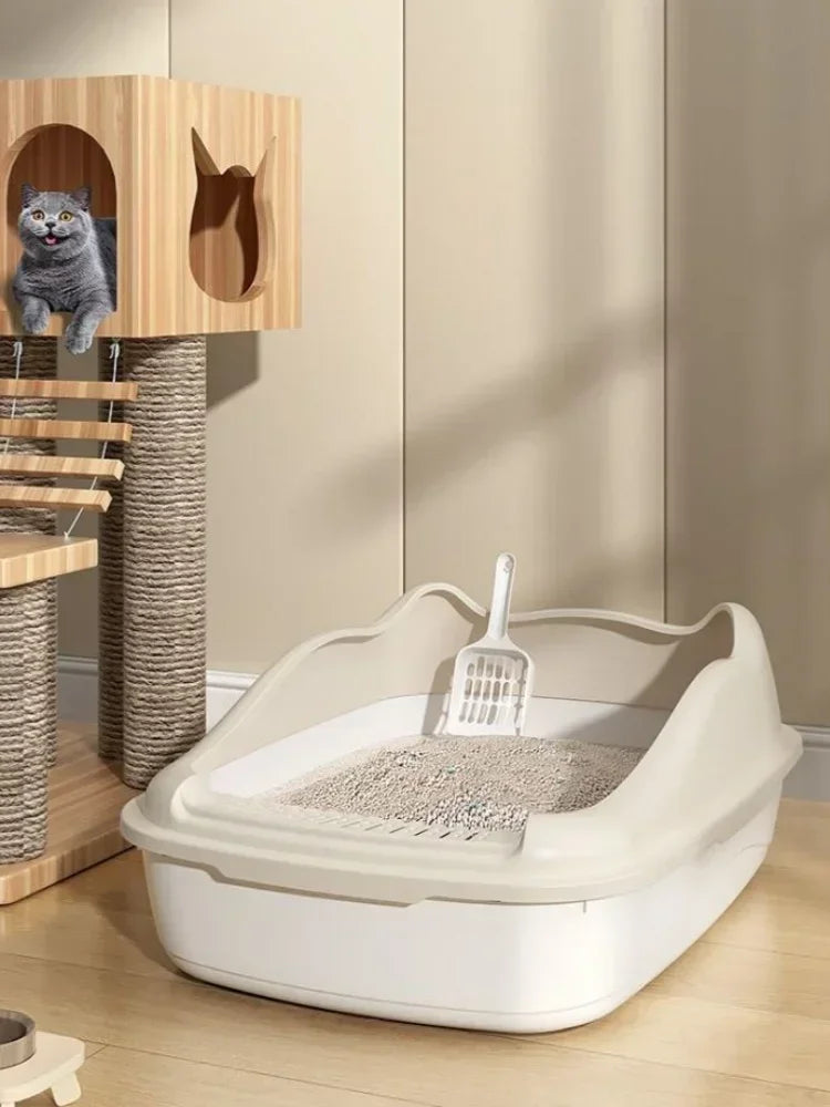 Anti-Splash Cat Litter Box & Bedpan