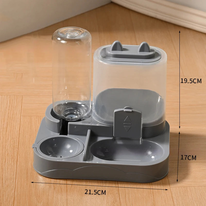 Gravity-Fed Automatic Feeder Cat/ Dog Food Bowl