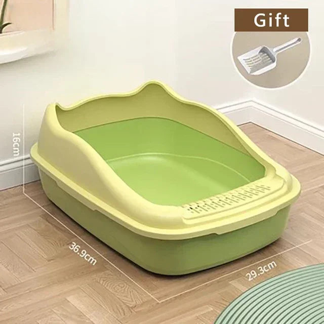 Anti-Splash Cat Litter Box & Bedpan