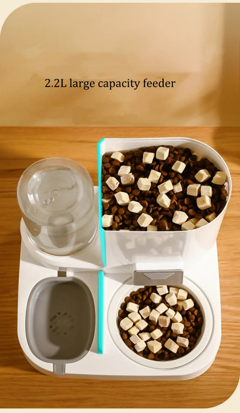 Automatic Dog Cat Feeder and Water Dispenser