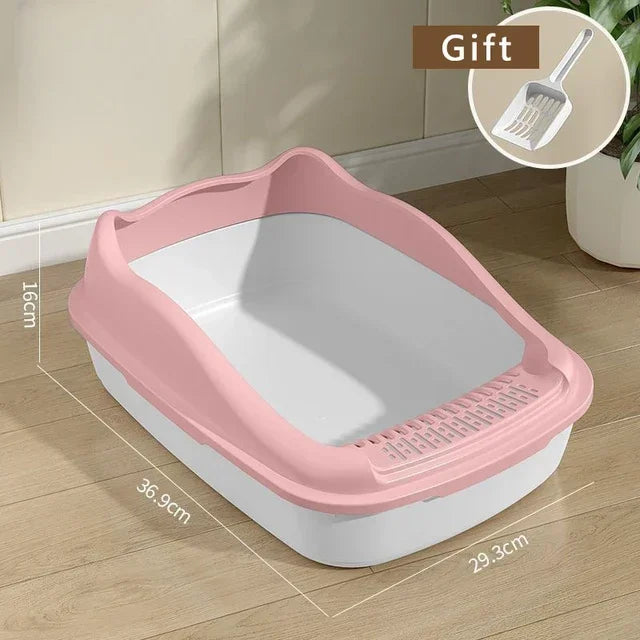 Anti-Splash Cat Litter Box & Bedpan