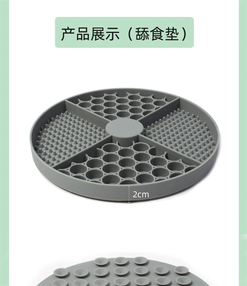 Silicone Licking Slow Feeder With Suction