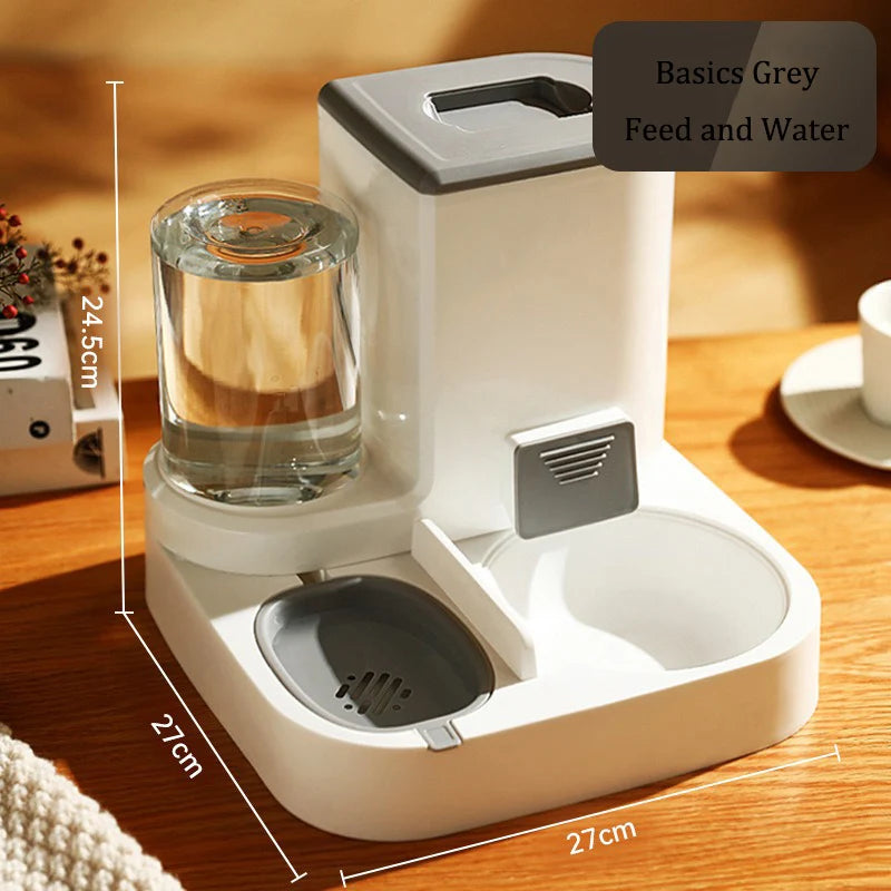 Automatic Dog Cat Feeder and Water Dispenser