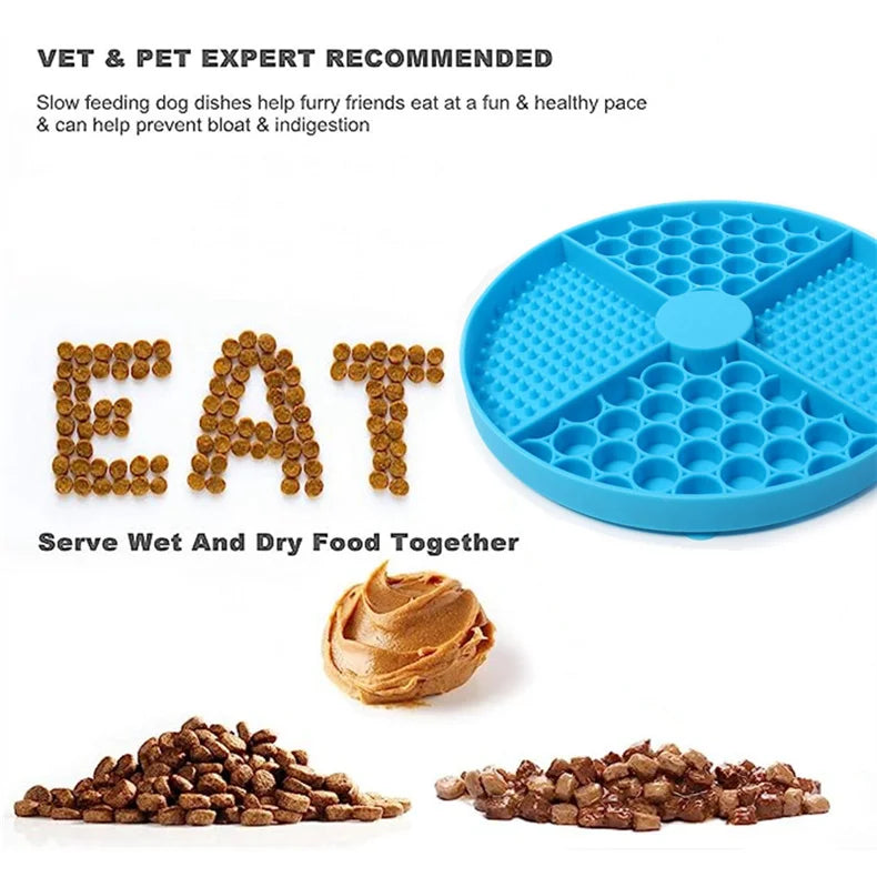 Silicone Licking Slow Feeder With Suction