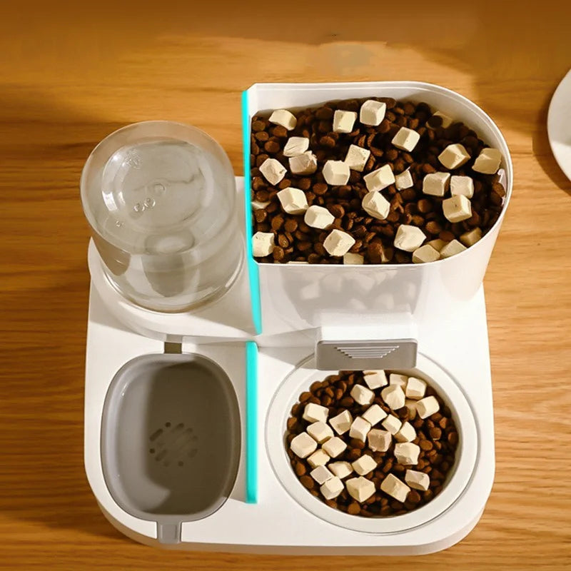 Automatic Dog Cat Feeder and Water Dispenser