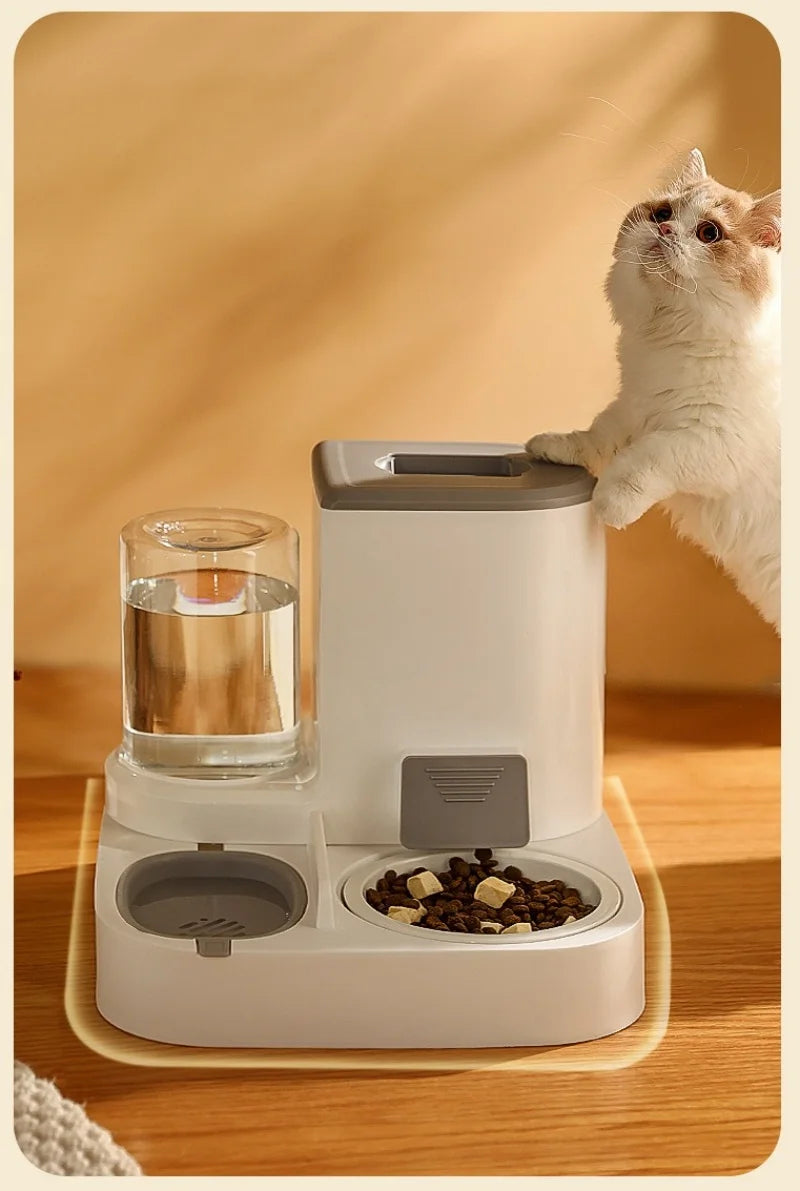 Automatic Dog Cat Feeder and Water Dispenser