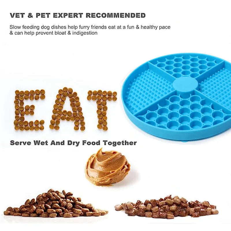Silicone Licking Slow Feeder With Suction