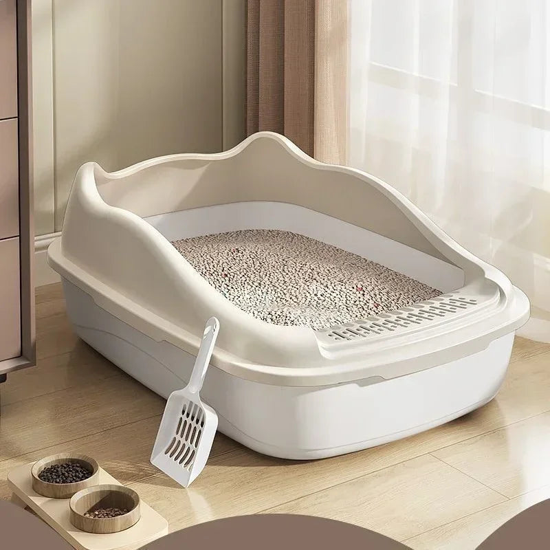 Anti-Splash Cat Litter Box & Bedpan
