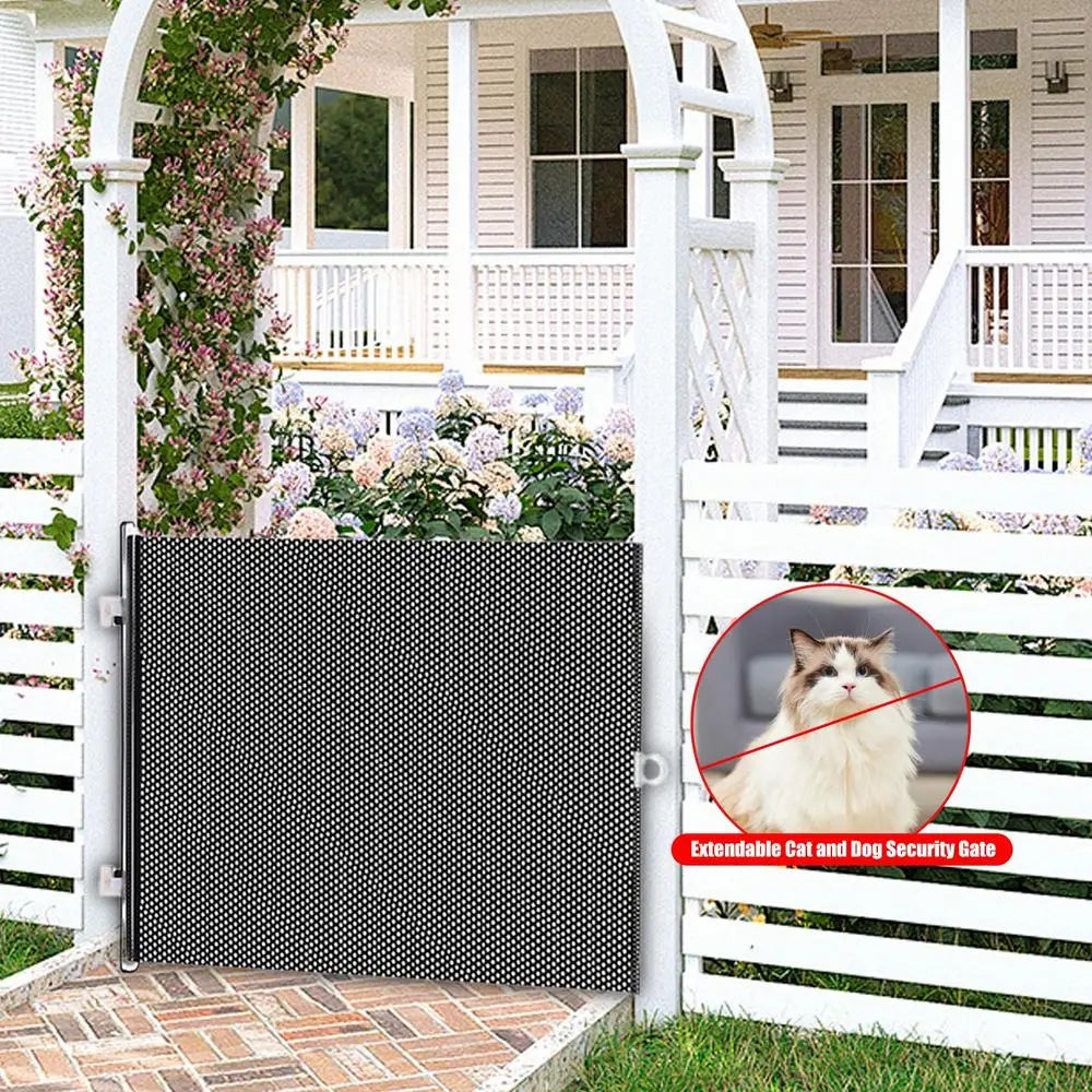 Indoor Retractable Pet Safety Gate