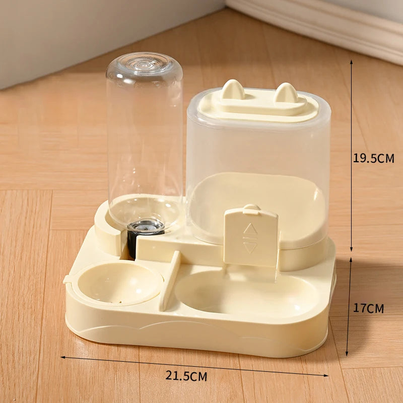 Gravity-Fed Automatic Feeder Cat/ Dog Food Bowl