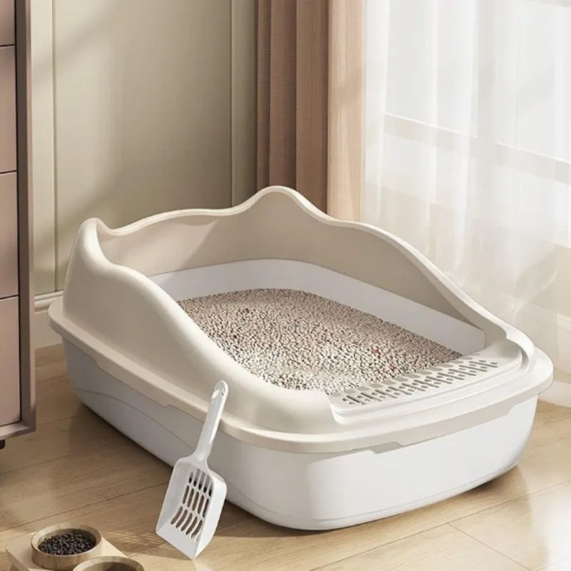 Anti-Splash Cat Litter Box & Bedpan