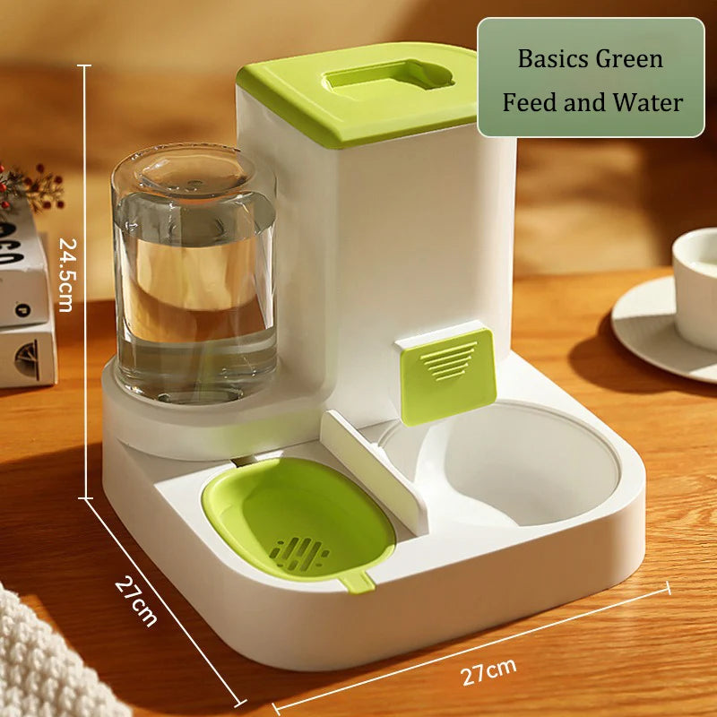 Automatic Dog Cat Feeder and Water Dispenser