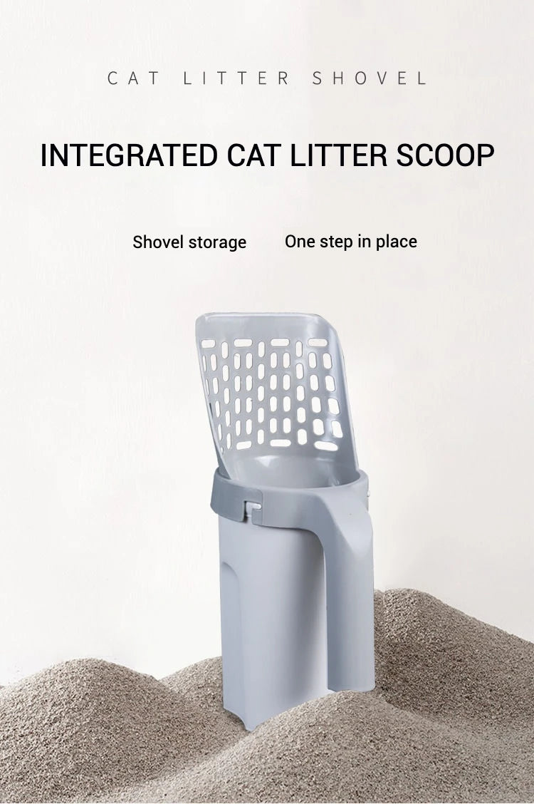 Cat Poo Shovel Set with Storage Box