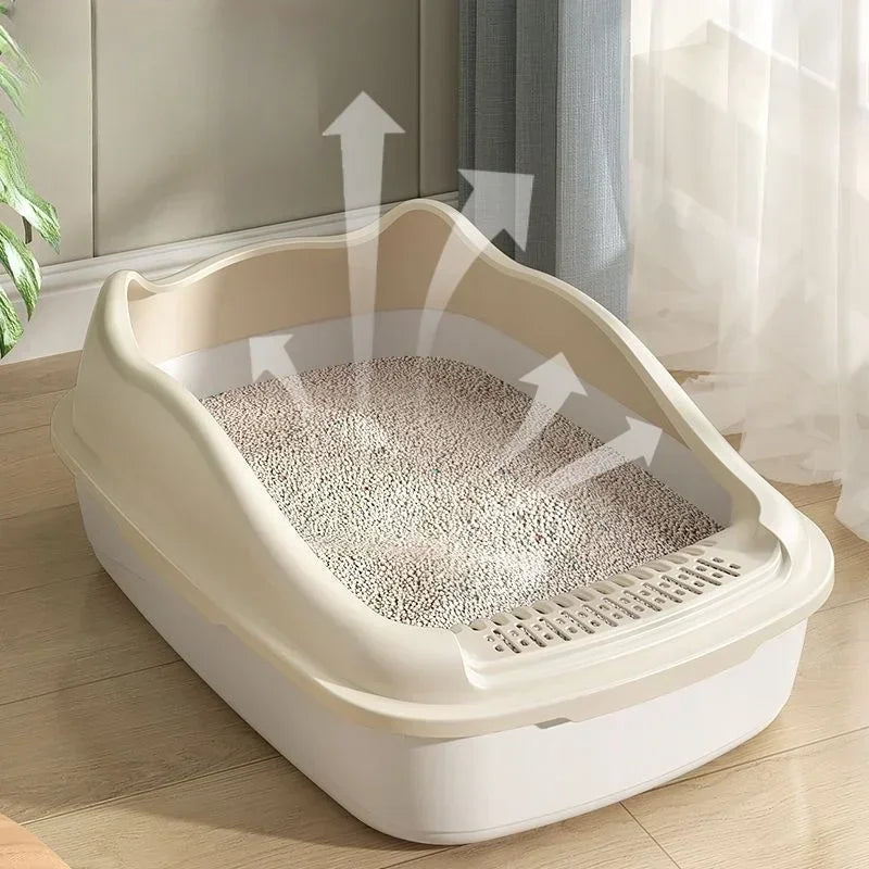 Anti-Splash Cat Litter Box & Bedpan