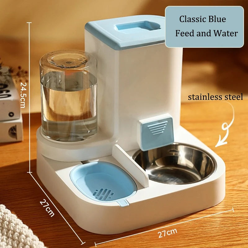 Automatic Dog Cat Feeder and Water Dispenser
