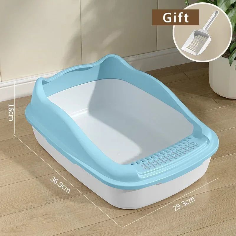 Anti-Splash Cat Litter Box & Bedpan