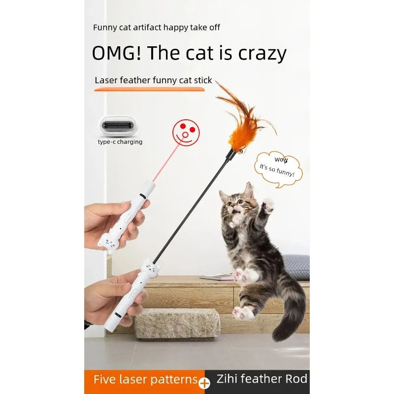 USB Charging Laser Cat Toy