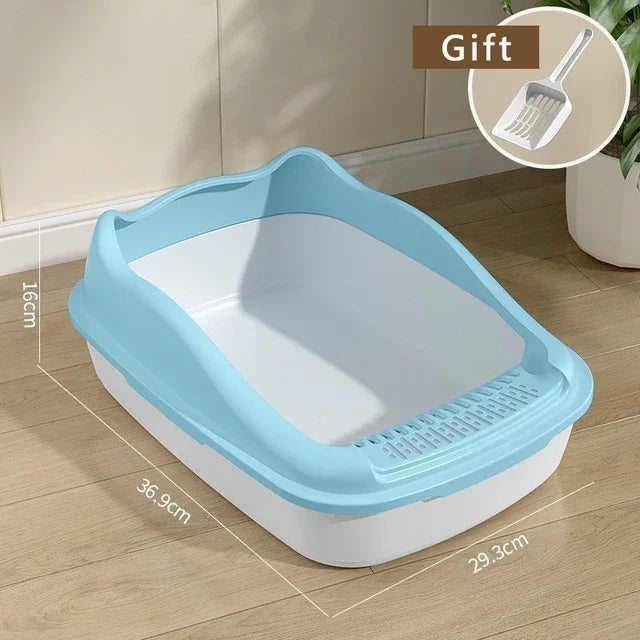 Anti-Splash Cat Litter Box & Bedpan