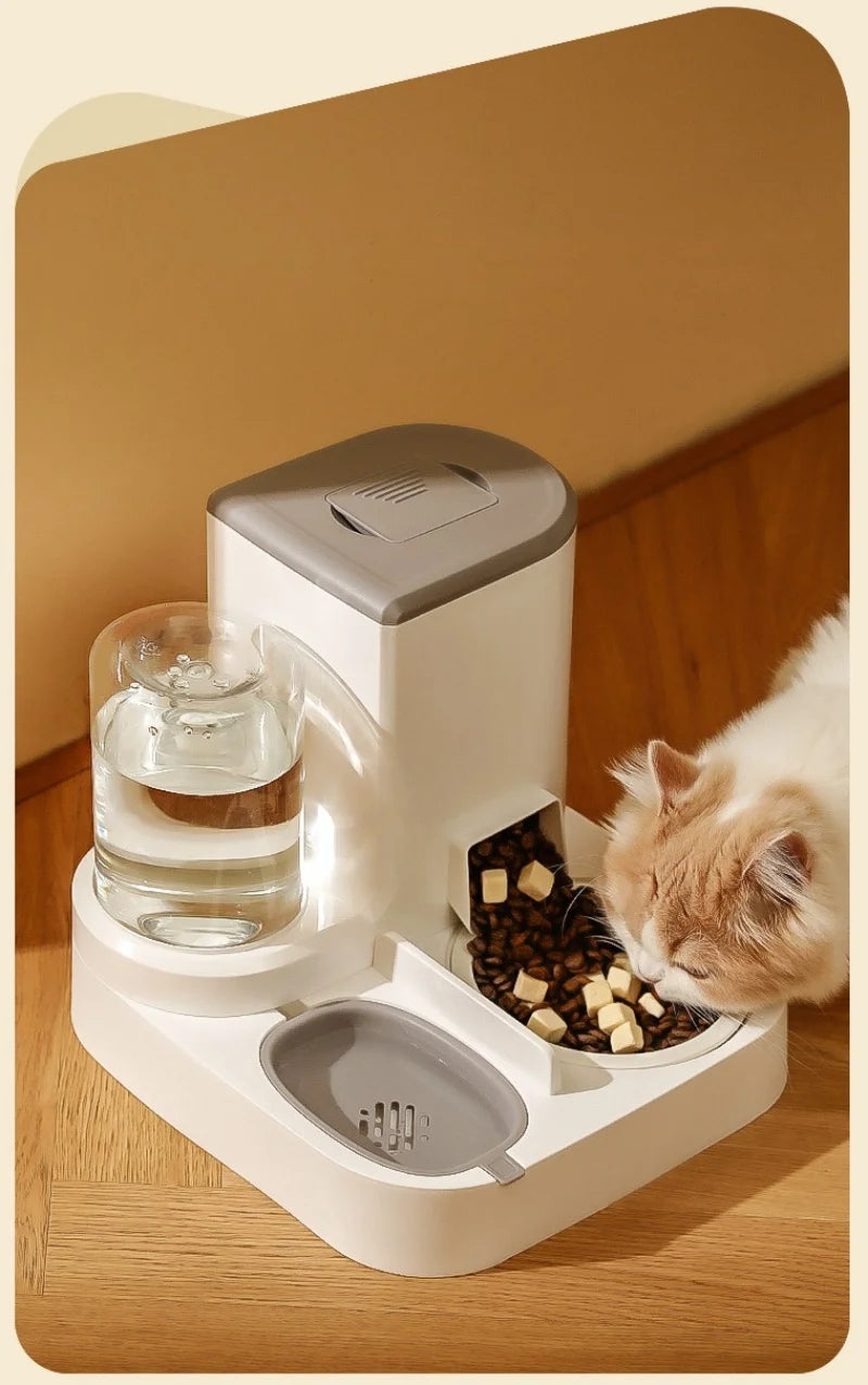 Automatic Dog Cat Feeder and Water Dispenser