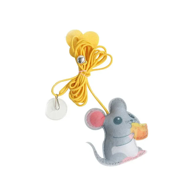 Retractable Door Hanging Cat Toy