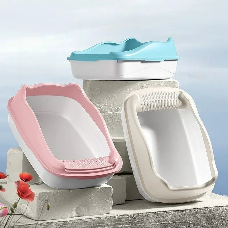 Anti-Splash Cat Litter Box & Bedpan